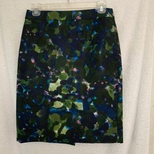 J. CREW | No 2 Pencil Skirt Gardenshade Floral 0